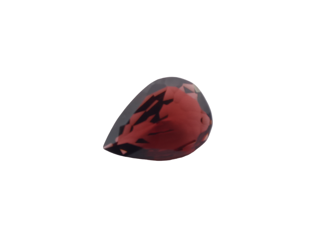 Red Garnet Gem Women's Event Ring with Marquise-Cut Cubic Zirconia