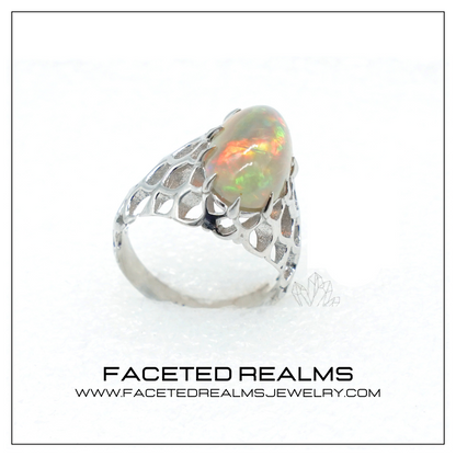 Natural Gemstone Ethiopian Opal Ring for Men 925 Sterling Silver, Ring For everyone, Opal Ring, Natural Gemstones, Jewelry Ring, jewelry ornaments, jewelry making, Jewelry, Handmade jewelry, Gift Ideas, Gift For him, Gemstones,  high quality opal ring, opal cabochon, ethical gemstones, opal patterns, wollo opal, welo opal, dark base opal