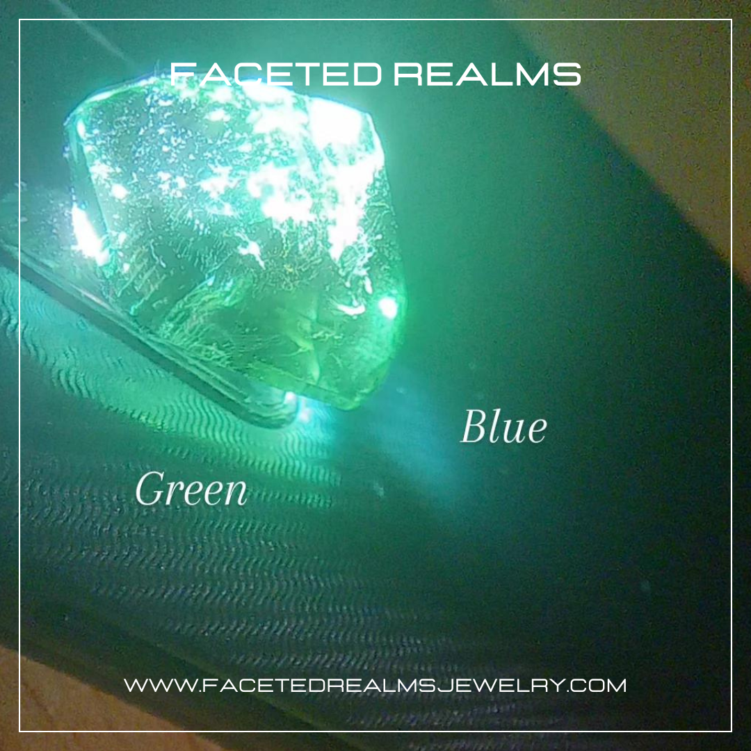 8.6 Carats Bicolor Dichroic Lagoon Blue-Green Tourmaline Gemstone