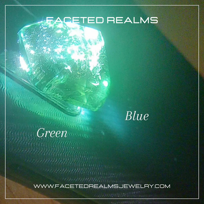 8.6 Carats Bicolor Dichroic Lagoon Blue-Green Tourmaline Gemstone