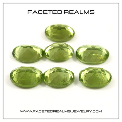 Faceted Natural Peridot Gemstone Wholesale Lot