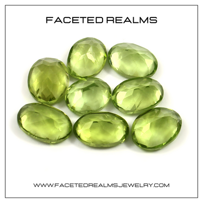 Faceted Natural Peridot Gemstone Wholesale Lot