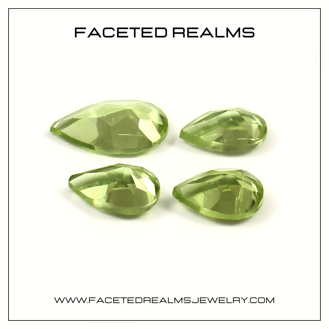 Faceted Natural Peridot Gemstone Wholesale Lot