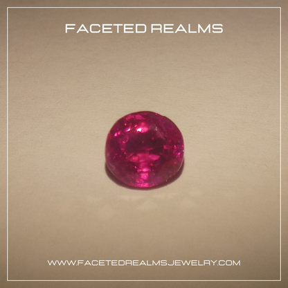 1 Carat Vivid Neon Pink Ruby Natural Gemstone Unheated