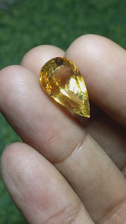 Faceted Natural Citrine Quartz Wholesale Lot