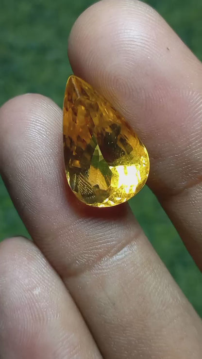 Faceted Natural Citrine Quartz Wholesale Lot